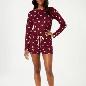 Jenni Soft Printed Knit Pajama Romper